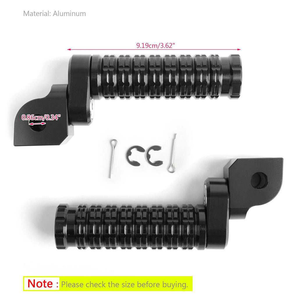 Front Foot Pegs for Suzuki GSX-R 600 750 1000, Honda CBR300R CBR600RR (T9)