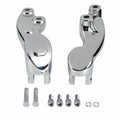 Chrome Passenger Footpeg Pegs Mount Bracket for Indian Scout (2015–2023)