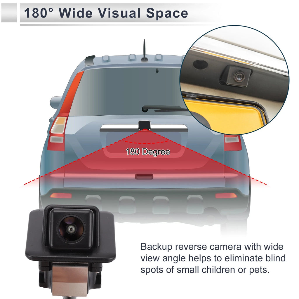 Rear View Backup Camera 120-180 Degree for Hyundai Elantra (2011–2016)