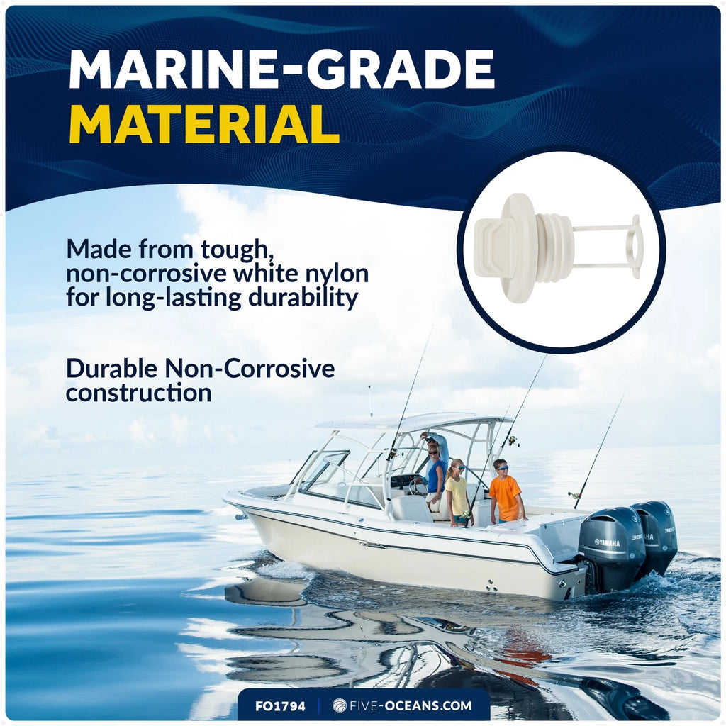 Captive Garboard Drain Plug for 1-Inch Transom Hole (FO1794)