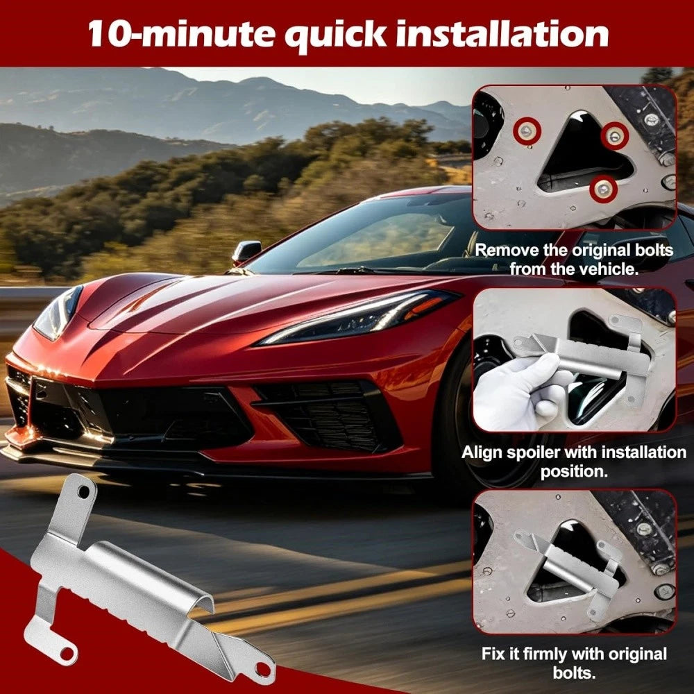 2X Underbody Air Deflector for C8 Corvette (2020–2025) 85580653 85580654