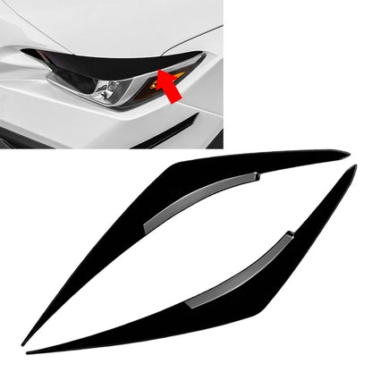 Headlight Eyebrow Eyelid Trim for Subaru WRX STI (2022–2025) Glossy Black