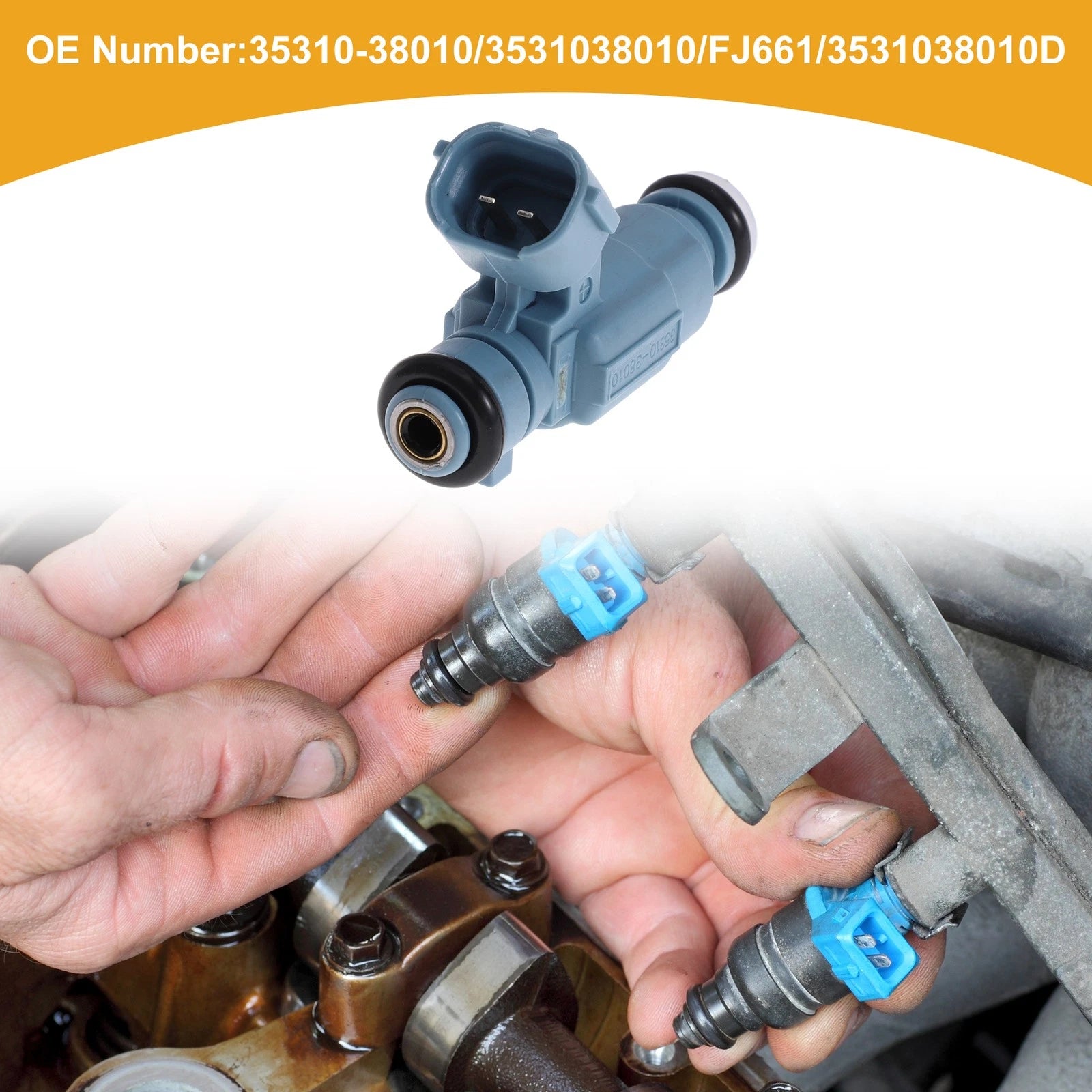Fuel Injector Replacement for Hyundai Santa Fe GLS Limited 3.5L (2006)