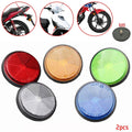 2X Circular Reflector Light for Car Motorcycle Bicycles