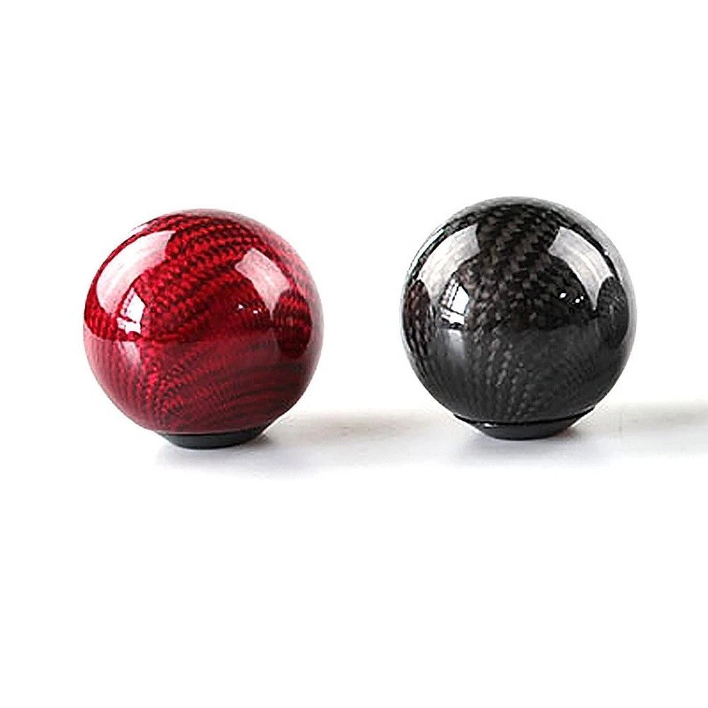 Carbon Fiber Round Shifter Knob for Automatic Transmission Applications