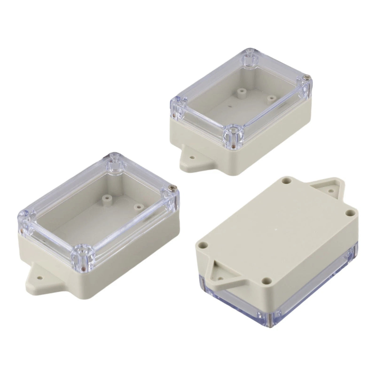 Waterproof Electrical Junction Box with Clear Lid for Safe Cable Connections