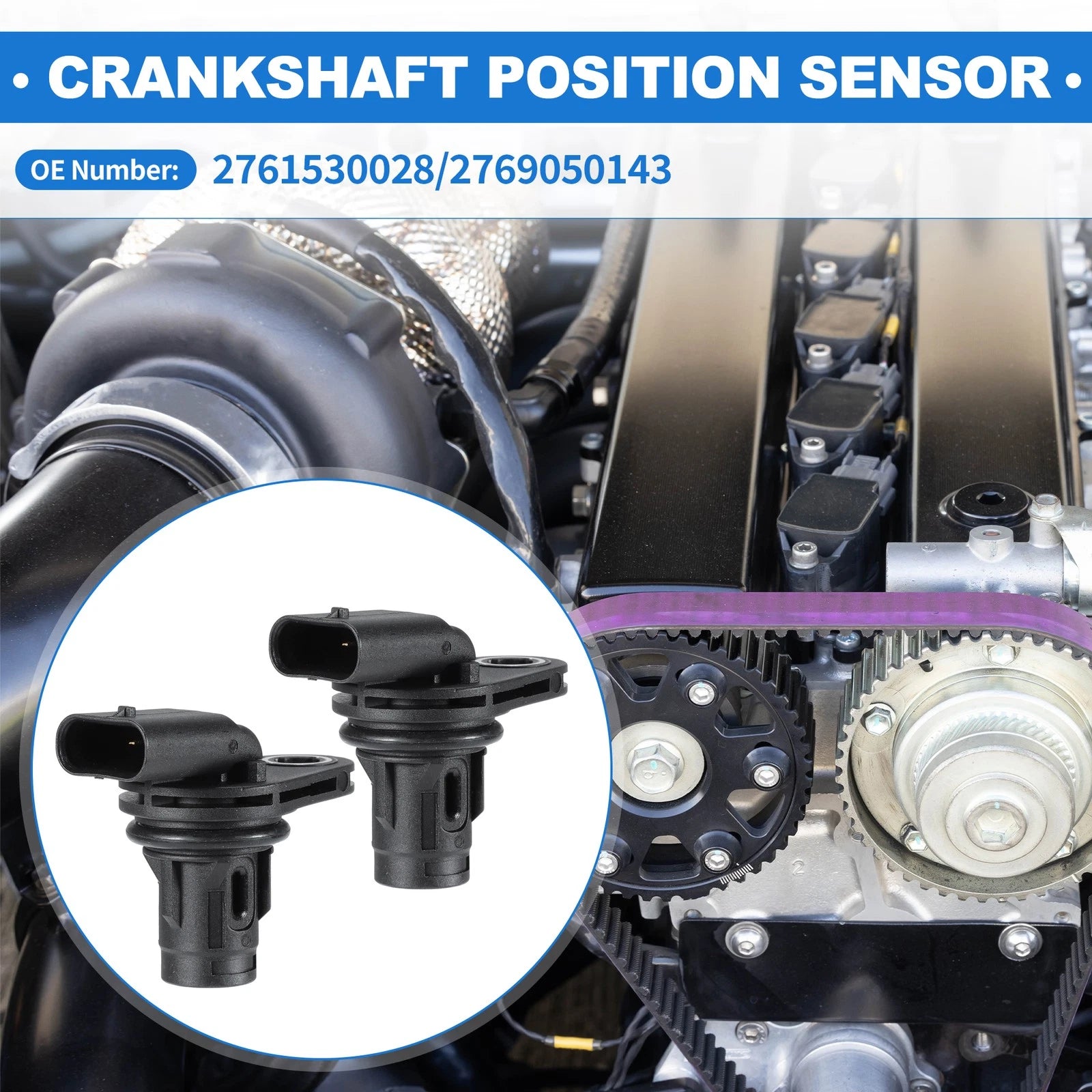 Crankshaft Position Sensor Replacement for Mercedes-Benz C-Class (2010–2019)