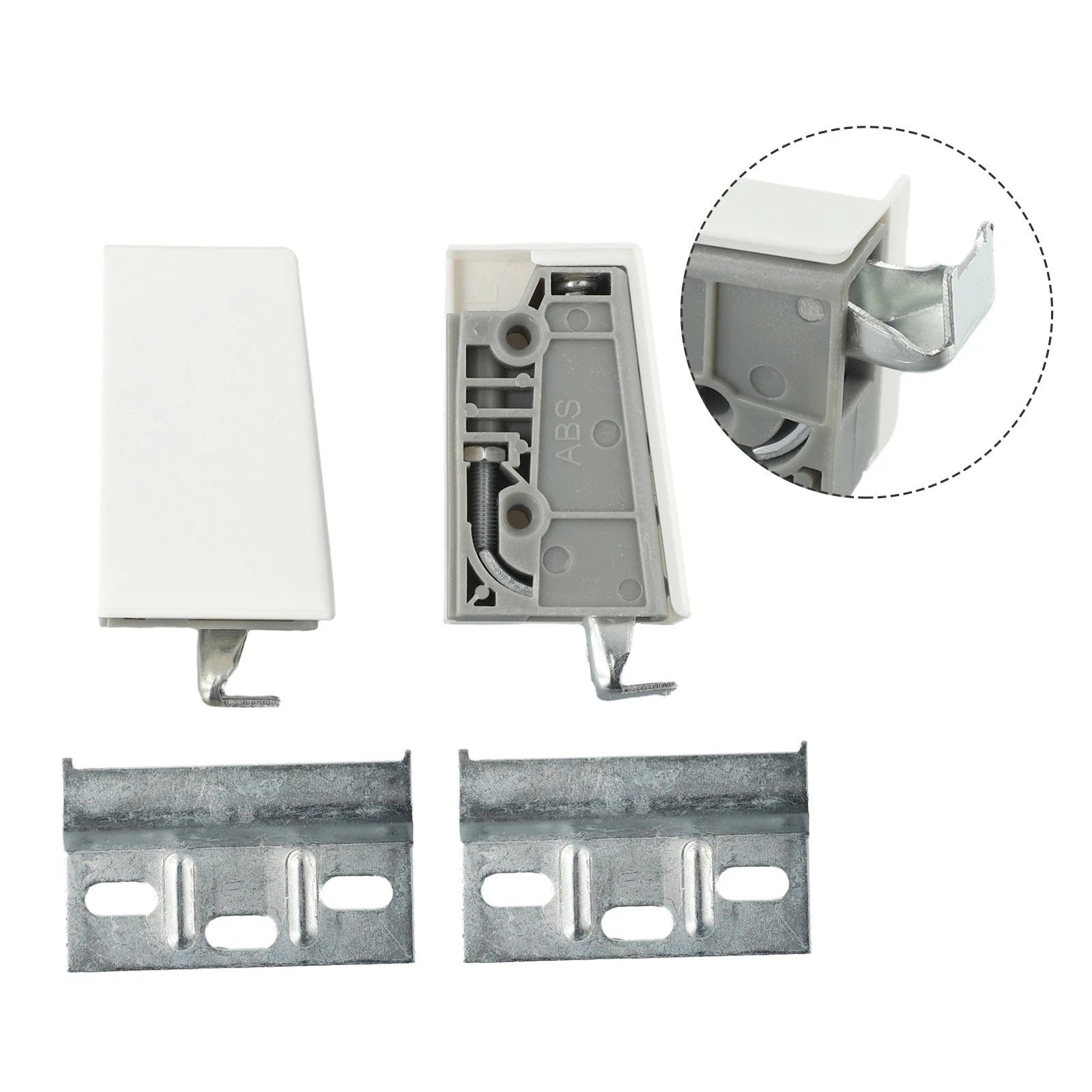2X Wall Mount Fixed Support Bracket for Cupboard (Heavy Duty)