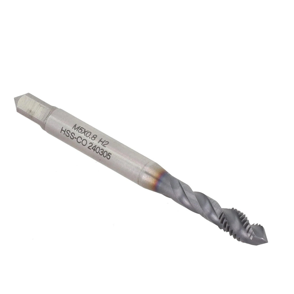 M5 x 0.8 Spiral Flute Tap for Efficient Drilling