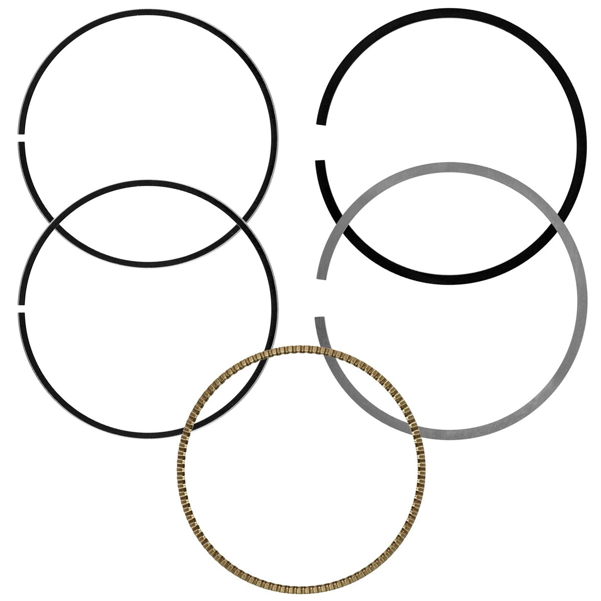 Caltric Piston Ring Set Replacement for Honda Rancher TRX350FM 4x4 (2000–2006)