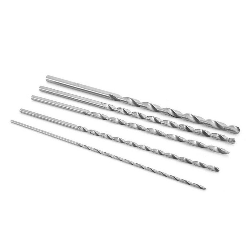 5PCS Extra Long Drill Bits for Metal Drilling Tool (200mm)