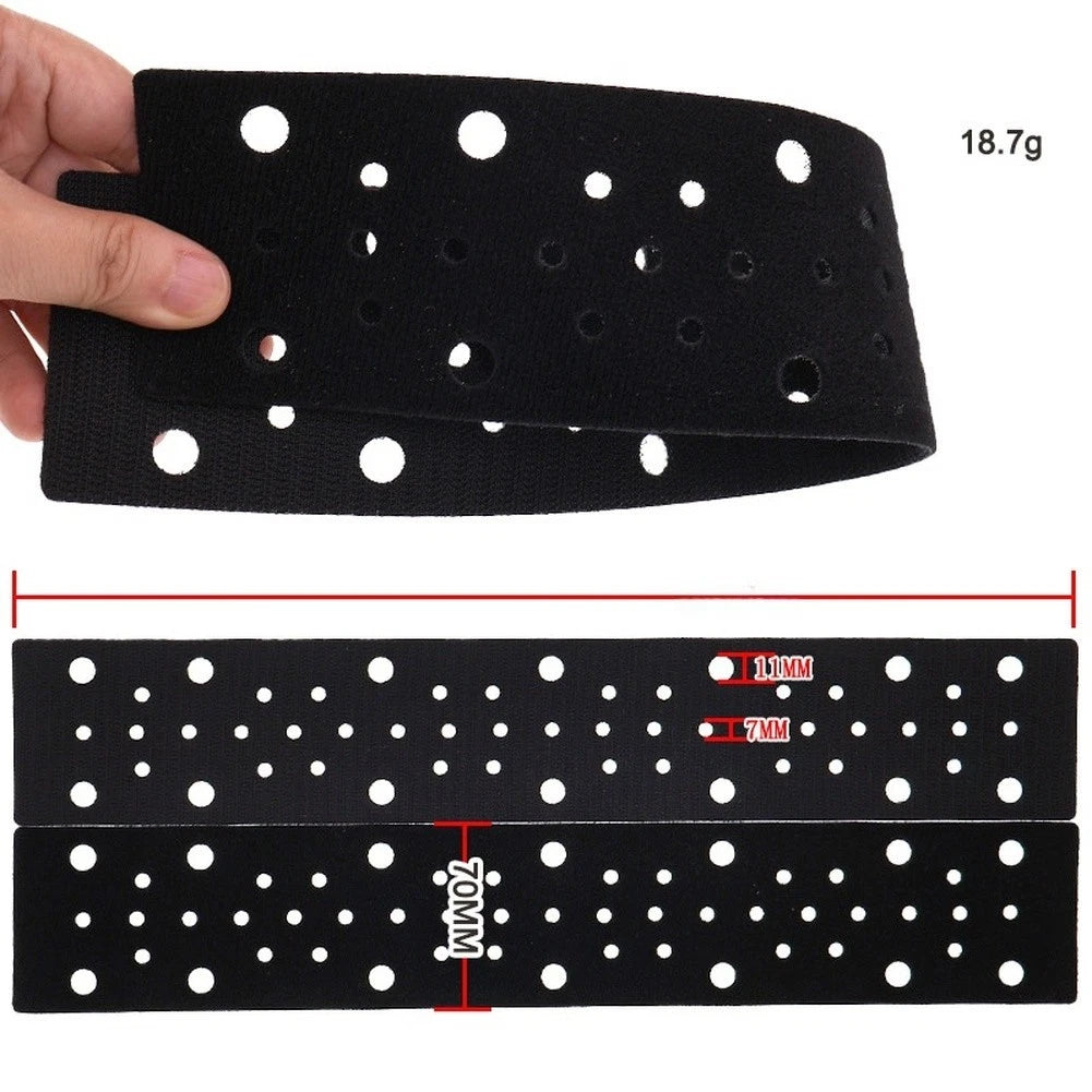 70mm Black Polishing Pad for 53 Hole Attachment Systems (Compatible)
