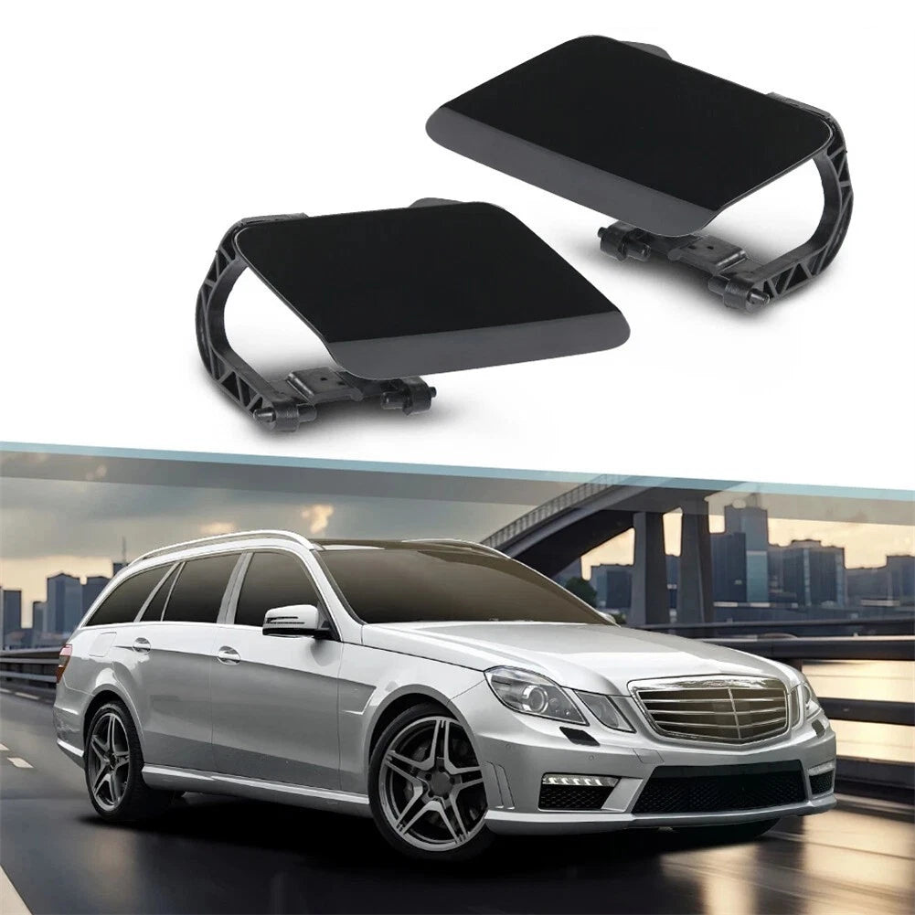 Pair of Headlight Washer Covers for Mercedes E-Class W212 (2009–2013)