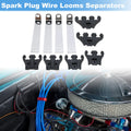 Spark Plug Separator Loom for Ford Chevy 7 8 9mm Black (OEM Replacement)