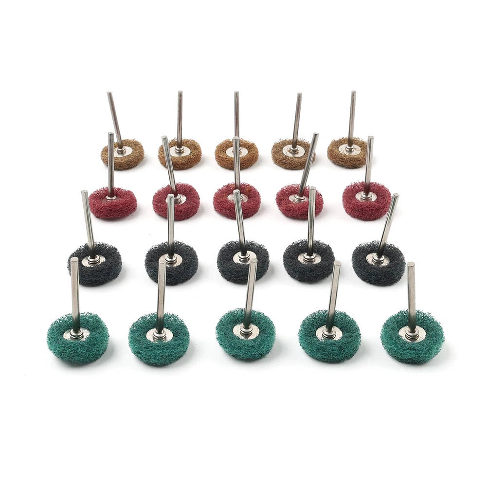 20pcs Abrasive Nylon Buffing Polishing Wheel Set for Rotary Tool
