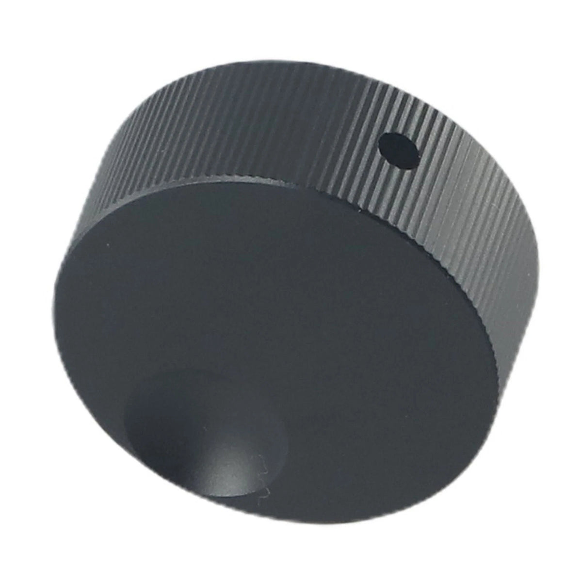 Ergonomic Black Solid Aluminum Knob for 6mm Potentiometer