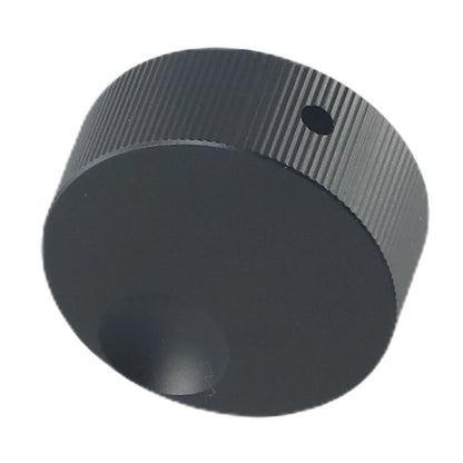 Ergonomic Black Solid Aluminum Knob for 6mm Potentiometer