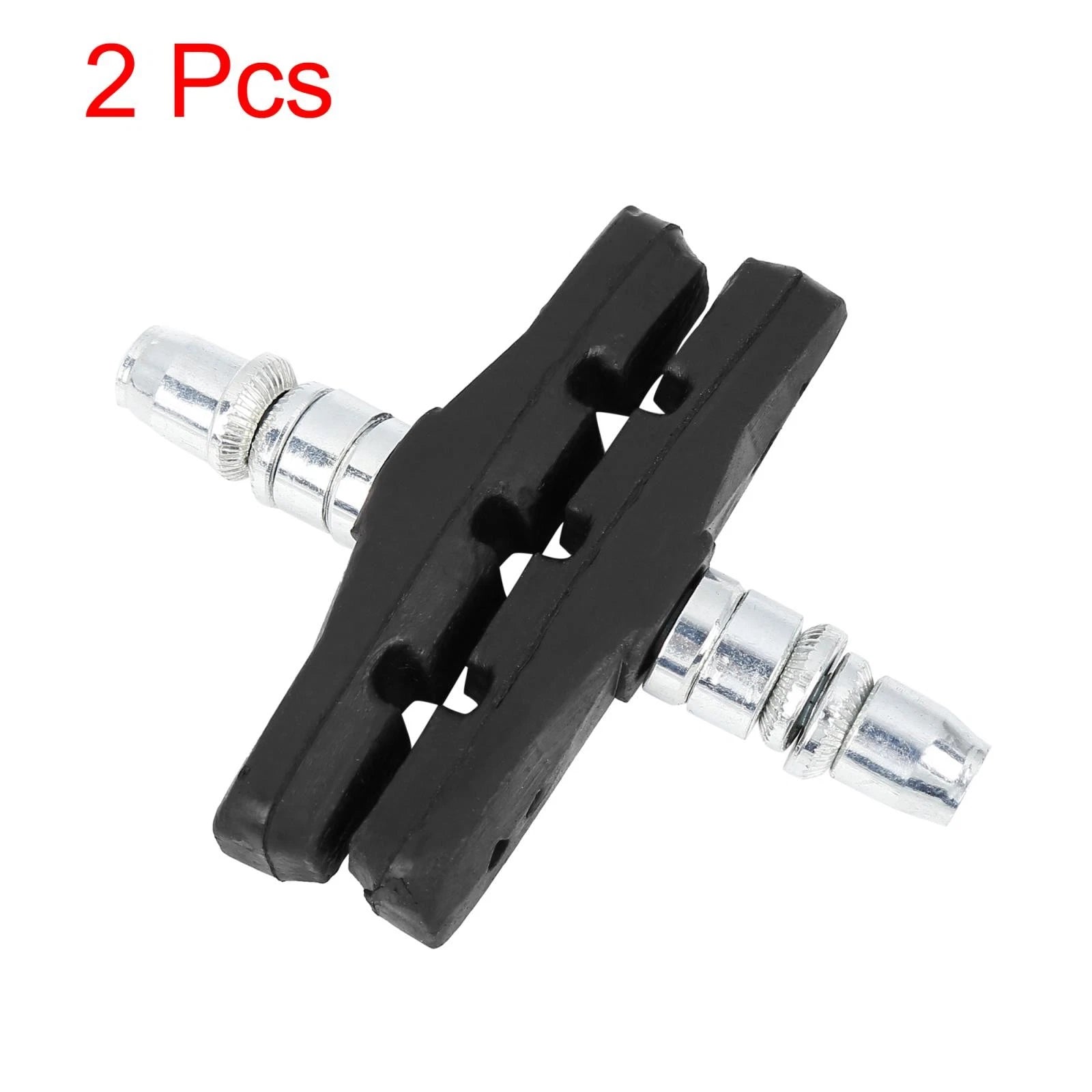 Brake Pads Set Black Rubber 6mm for Mountain Bike Bicycle (2 Pack)