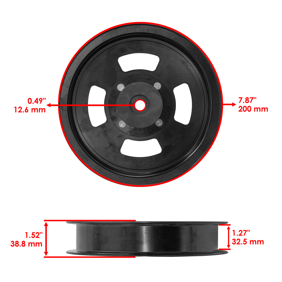 Deck Idler Pulley Replacement for John Deere Z955M Z955R ZTrak (2005–2010)