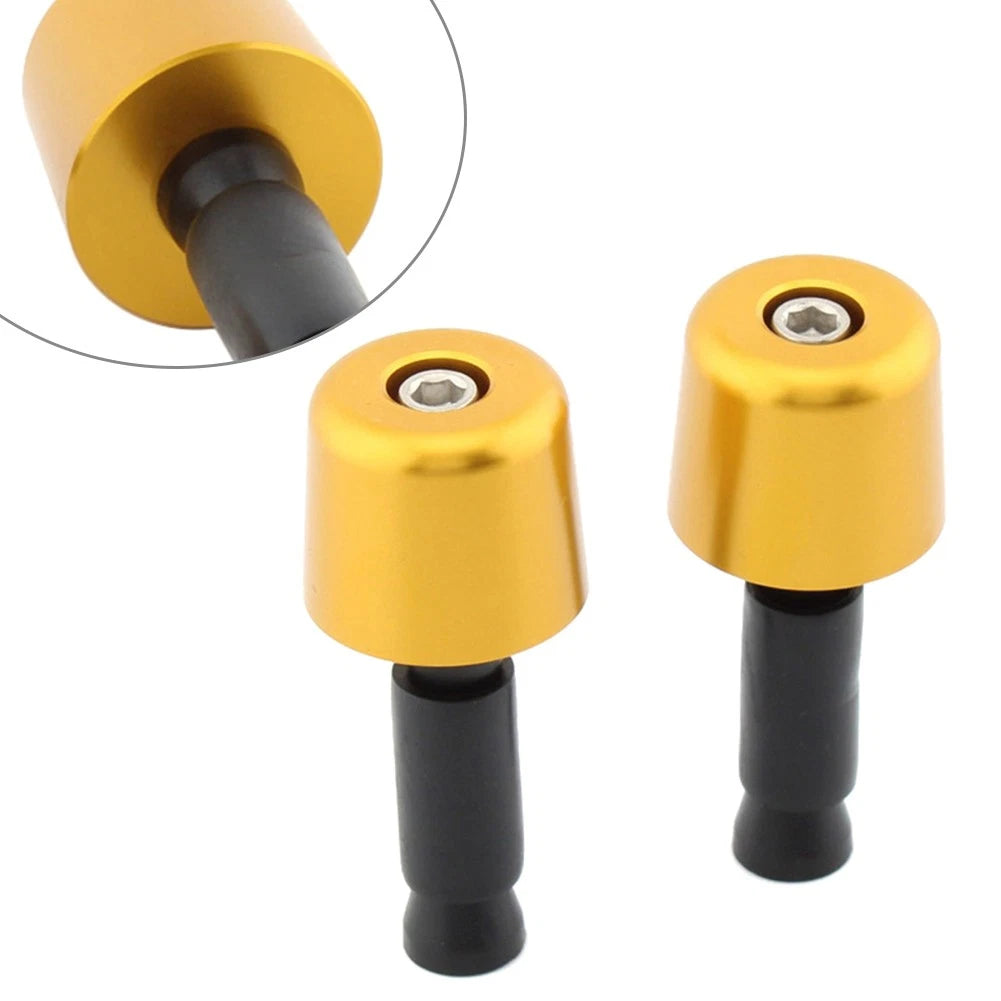 Handlebar Grips for Universal Motorcycle (1in/25.4mm) - Gold