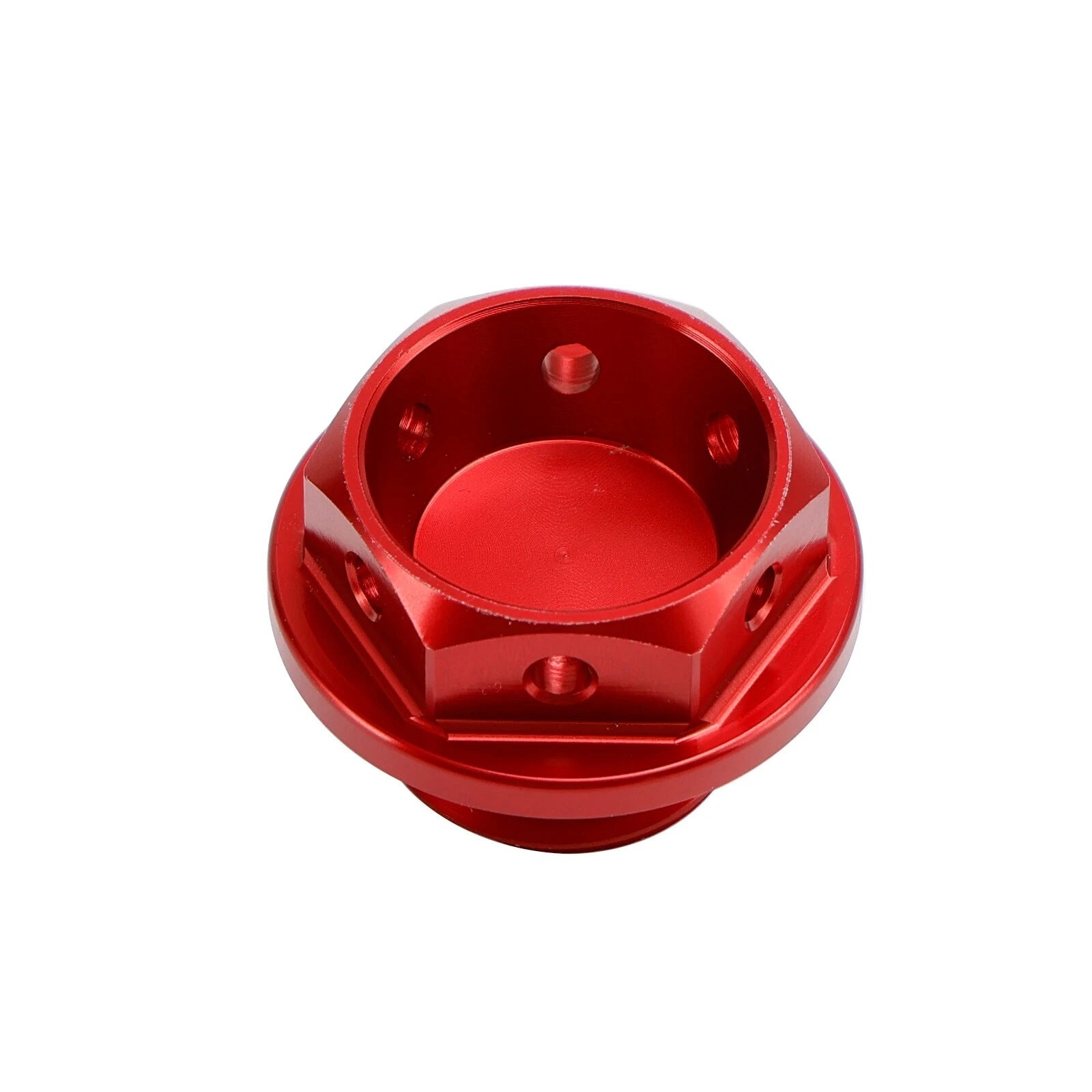 Billet Oil Filler Cap Red M20x2.5 for Honda Grom 125 (2014–2022), Monkey Z 125 (2018–2022)