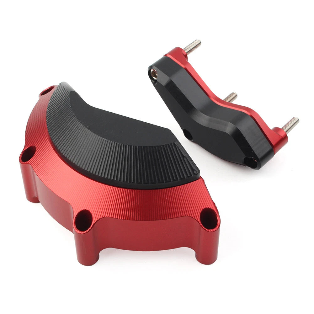 Engine Case Slider Protector Cover for Yamaha R6 (2008–2017) Red Aluminum
