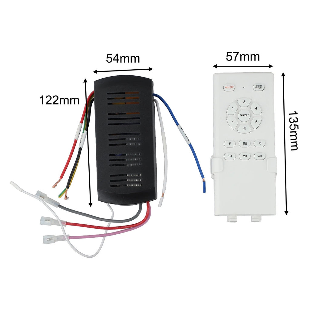 Ceiling Fan Light Remote Control for Ceiling Fans (6 Pack)