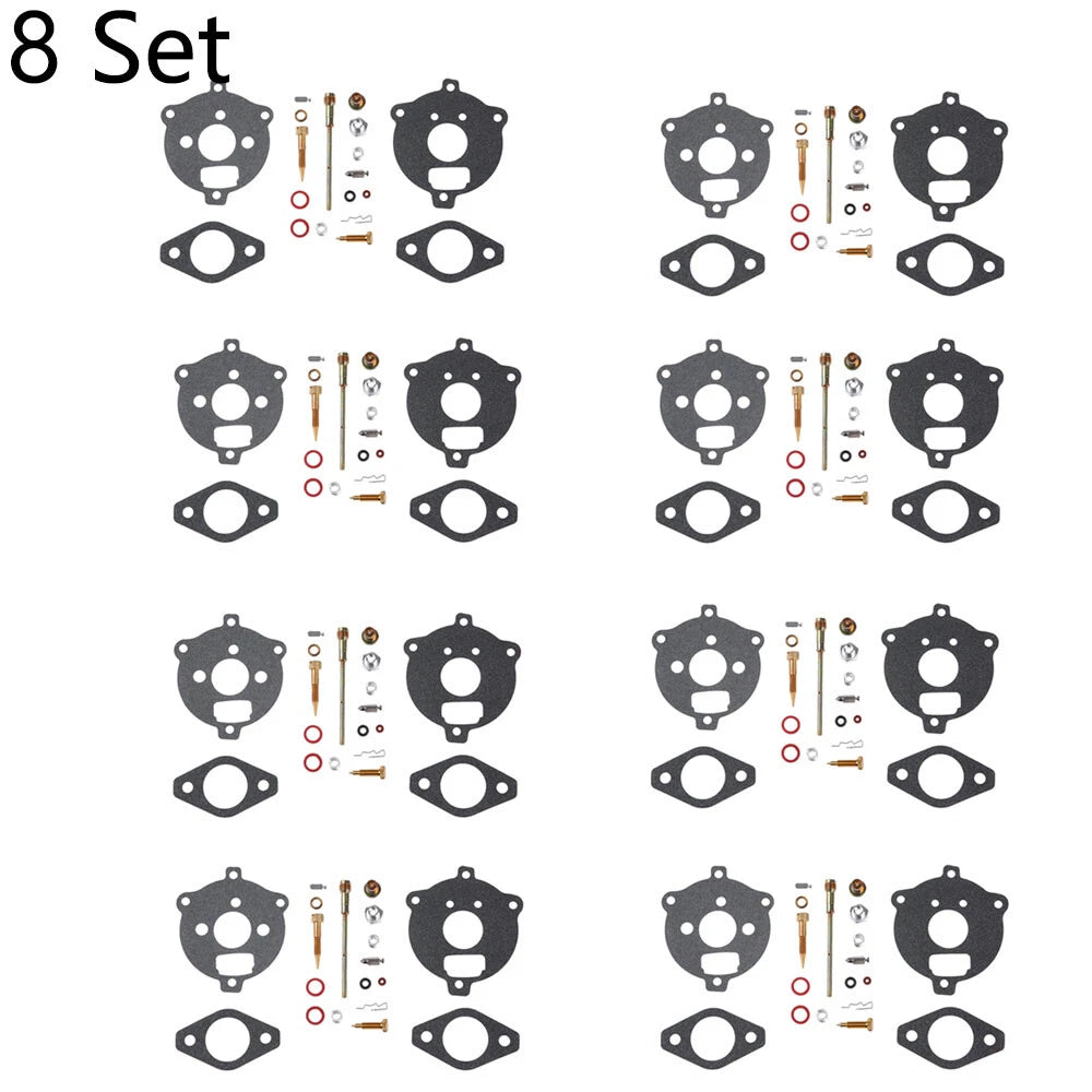 8 Set Carburetor Gasket Kit Replacement For Briggsstratton 394693 291763 295938