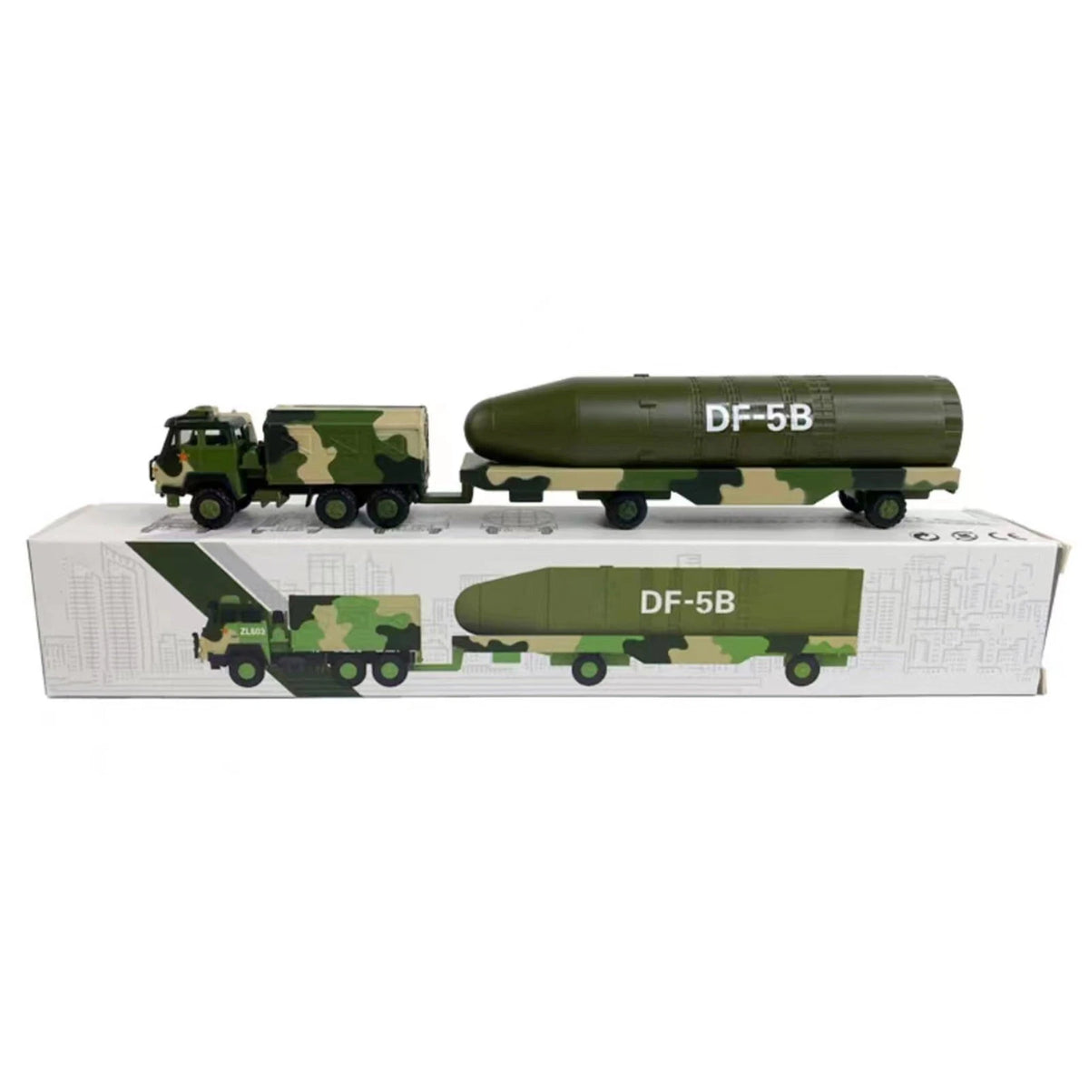 Dongfeng 5B Missile Vehicle Model 1:100 for Military Parade