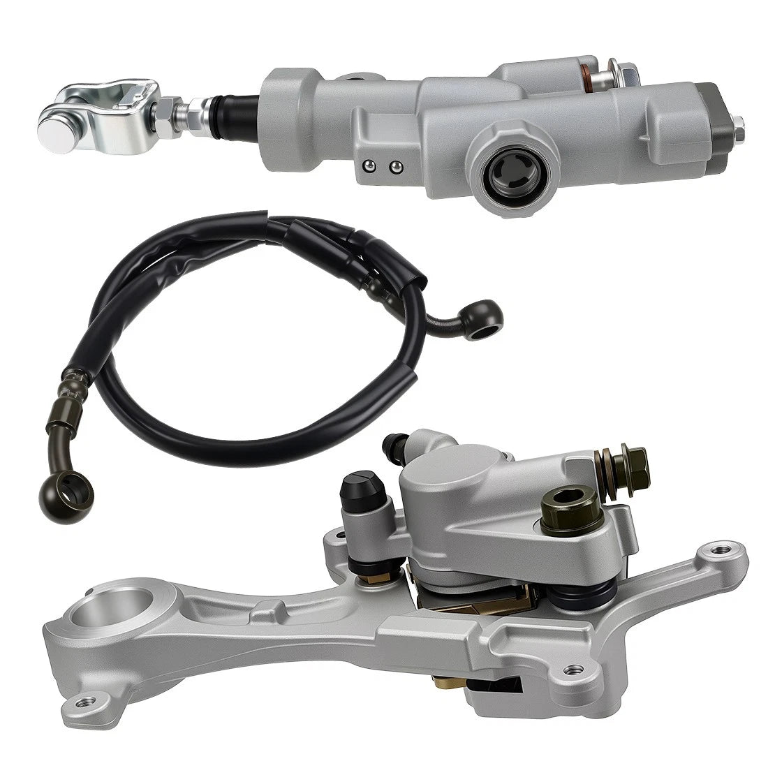 Rear Brake Master Cylinder Caliper Line Hose for Yamaha YZ250F YZ450F (2009–2020)