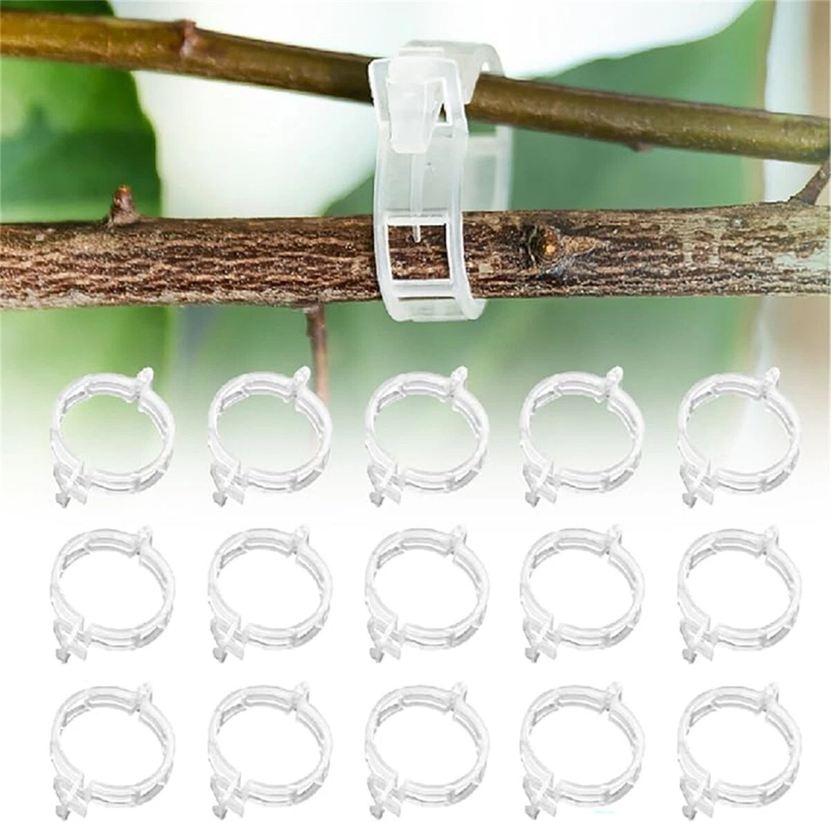 200Pc Plant Clips for Trellis Support (Tomato Vine)