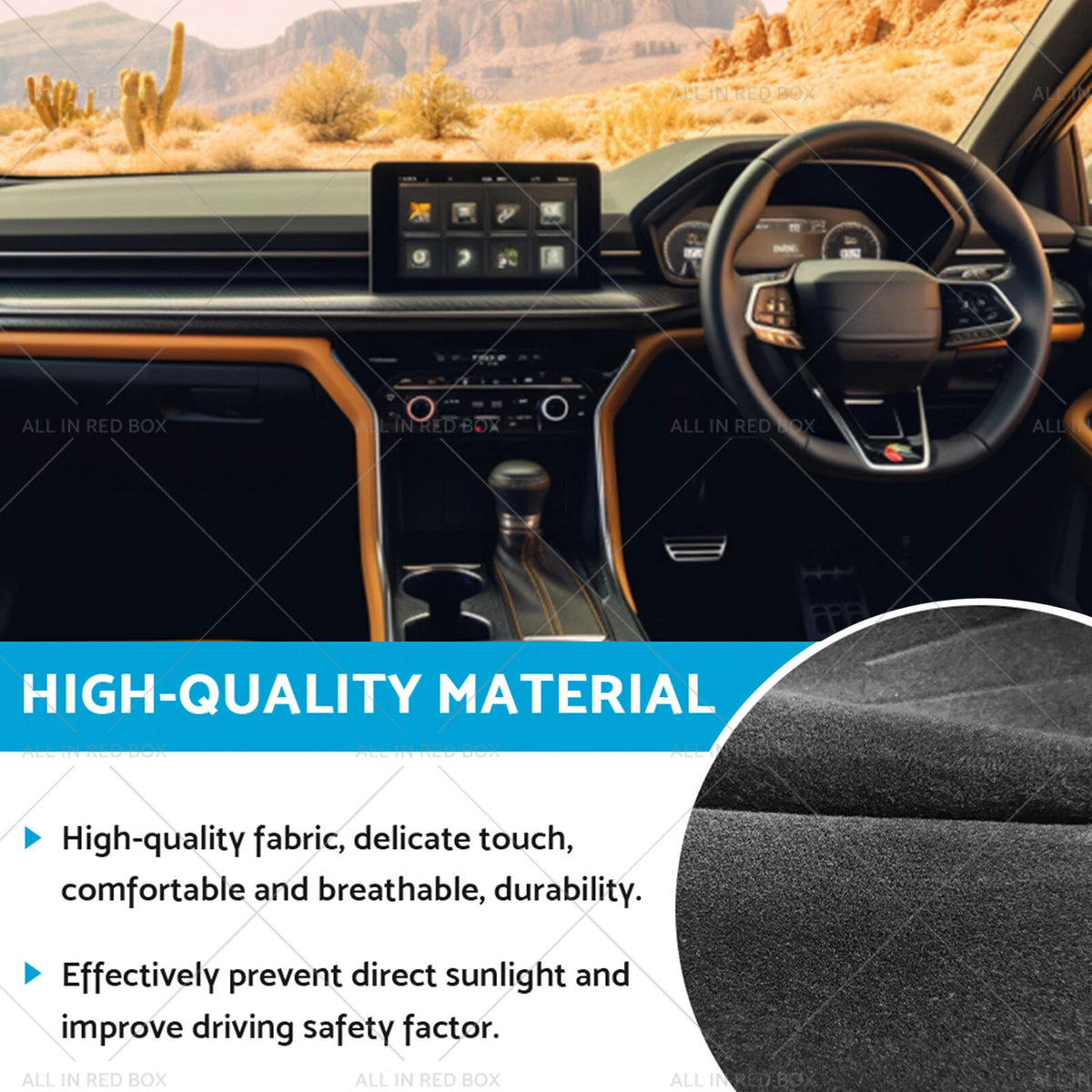 Dash Mat Non-Slip for Ford Endura (2018–2019)
