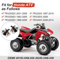 Front Brake Calipers & Pads for Honda Sportrax 400 TRX400EX (1999–2008)