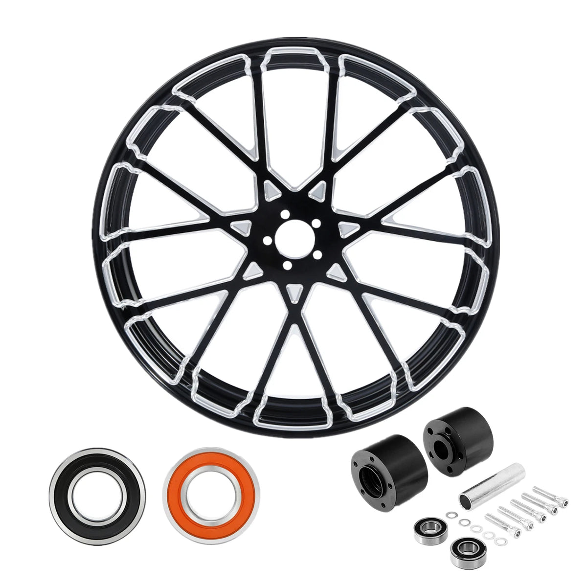 21" Front Wheel Rim for Harley Electra Road Glide (2008–2025) Dual Disc ABS