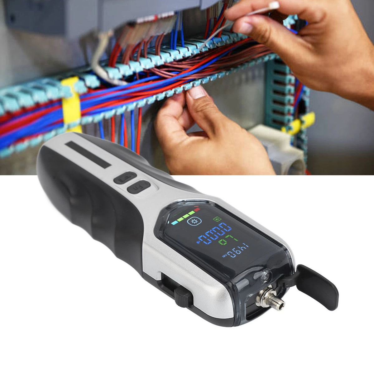 Optical Power Meter for Fiber Optic Testing (‑50 to +26dBm)
