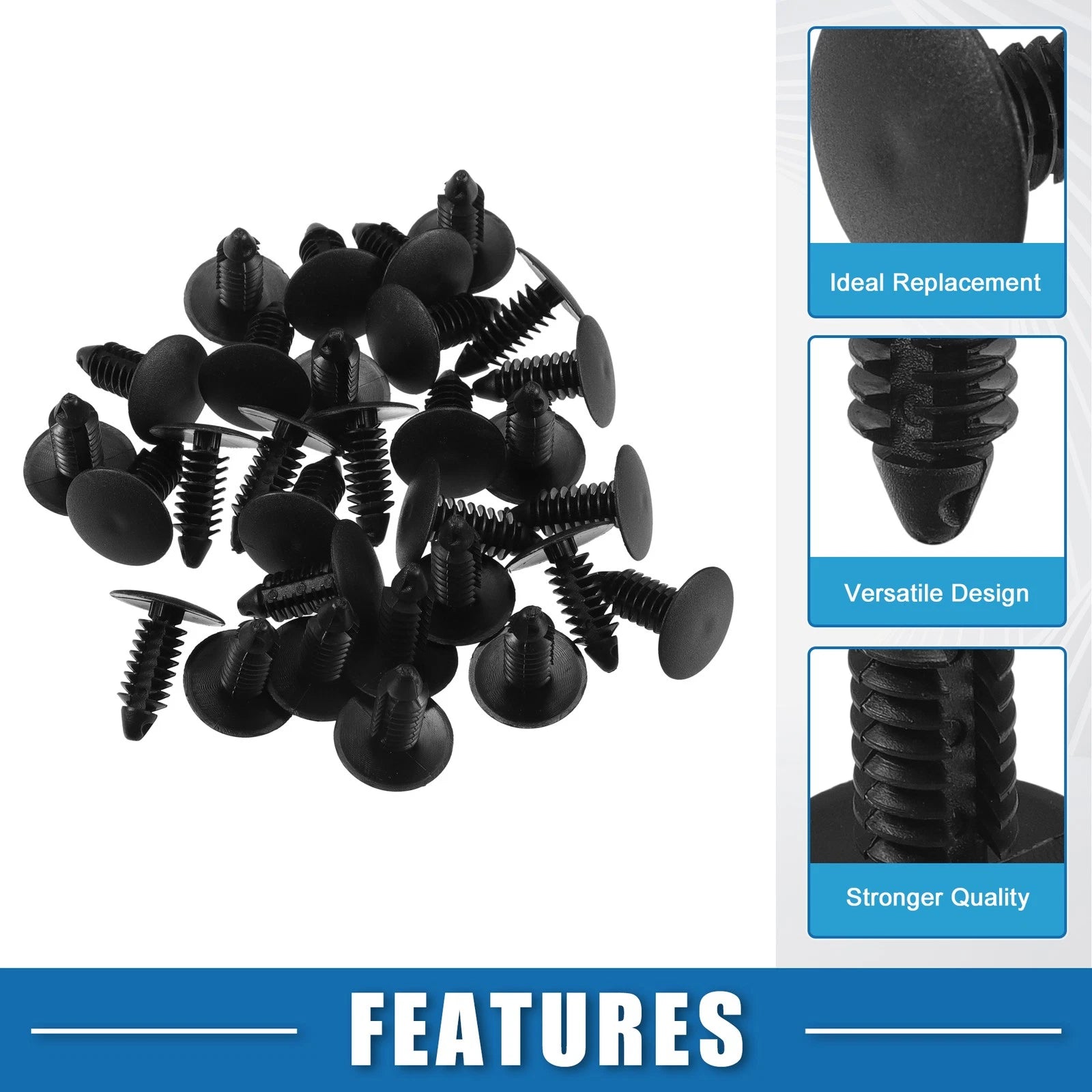 30Pcs Bumper Clip Replacement for Jeep Wrangler for Ram 1500 (2009–2024)