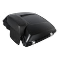 Matte Black Razor Trunk Backrest Mount Rack for Harley Road Glide (2009–2013)