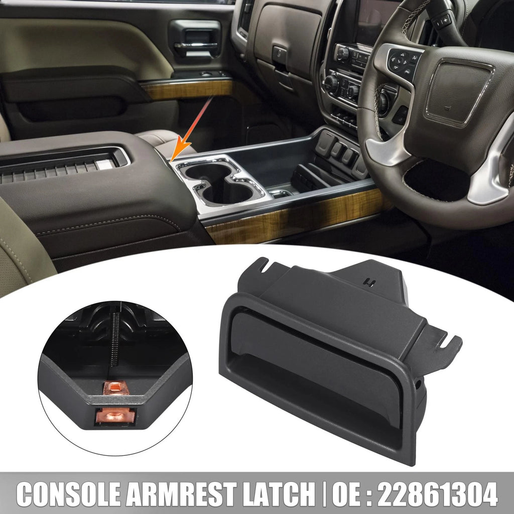 Center Console Armrest Lid Latch Handle for Chevrolet Silverado (2014–2018)