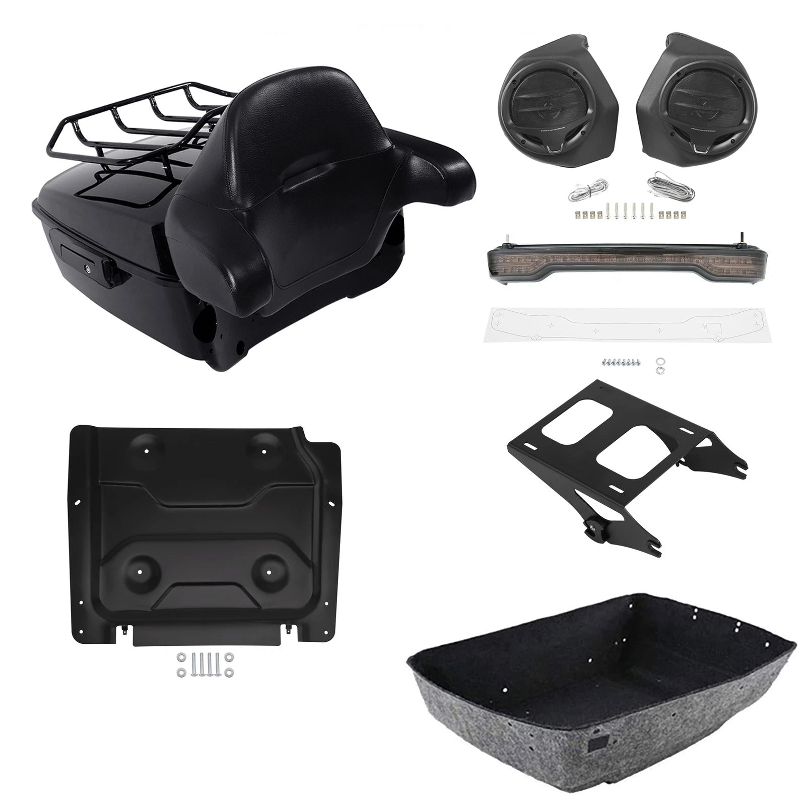 LED Lamp Speakers Plate for Harley Touring (2014–2026)