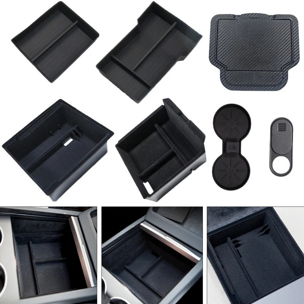 Center Console Organizer for Car Interior Storage (Compact Design)