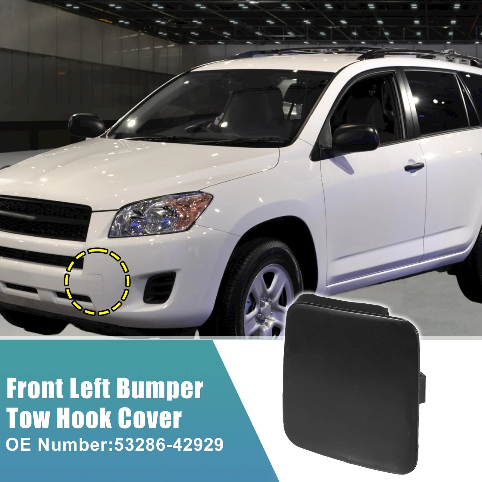 Tow Hook Cap Front Left Replacement for Toyota RAV4 (2019–2025)