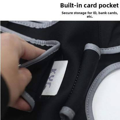 Lightweight Running Vest Backpack with Adjustable Straps and Reflective Details