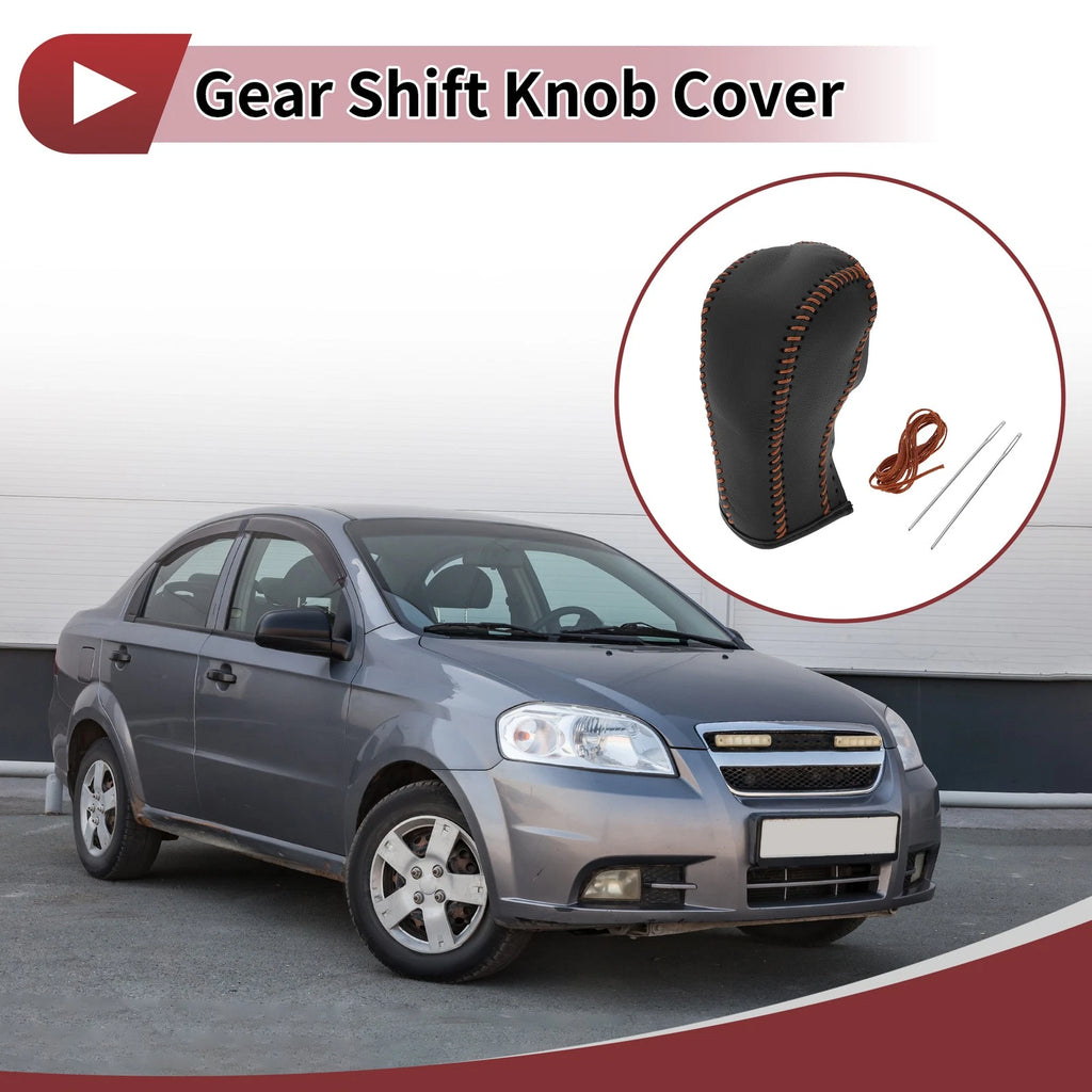 Gear Shift Knob Cover Black Replacement for Toyota Hilux (2005–2015)