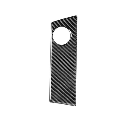 Carbon Fiber Console Cigarette Lighter Panel Trim for Audi A4 B9 A5 (2016–2023)