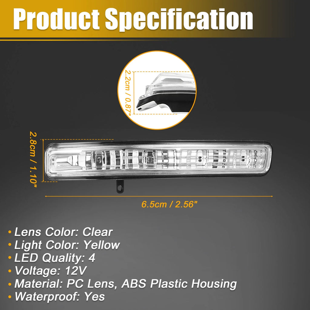 LED Front Right Side Mirror Turn Signal Light for Ford (BB5Z-13B374-A)