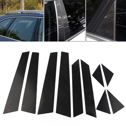 10Pcs B Pillar Post Cover Trim for Audi A4 (2017–2022)