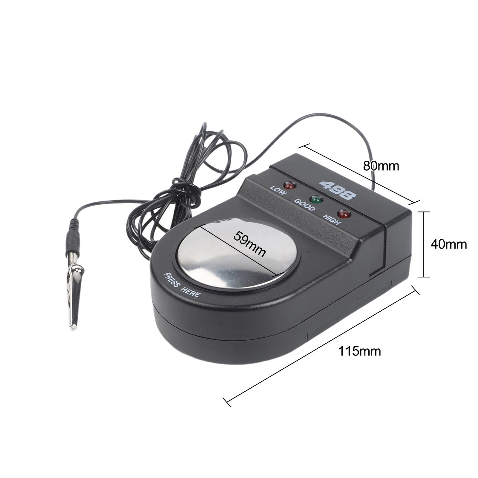 Conductive Wrist Strap Tester 498 Antistatic Grounding Test Instrument