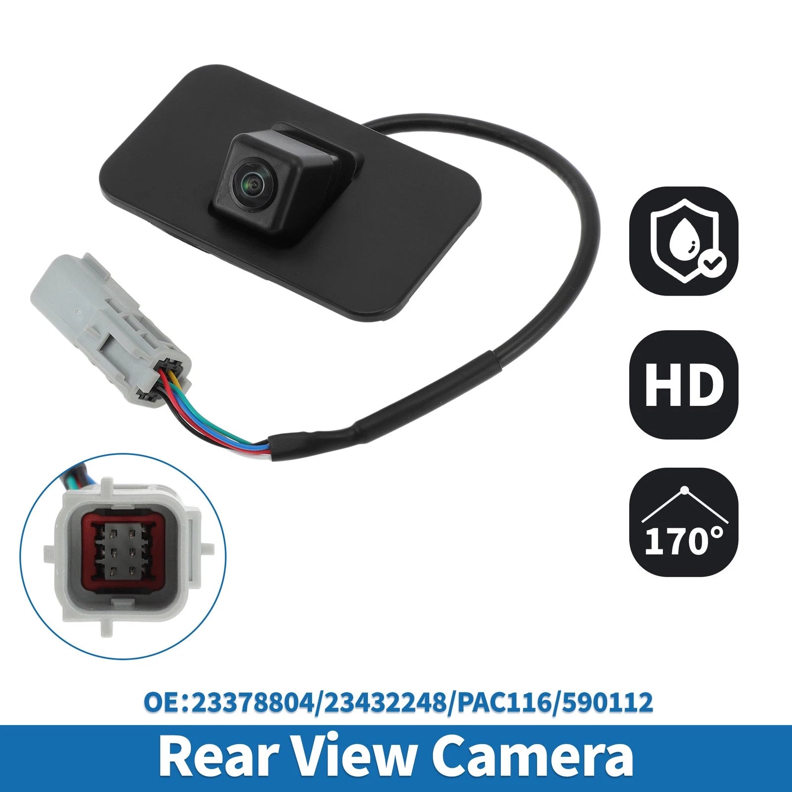 Rear View Backup Camera Park Assist Replacement for Chevrolet Suburban 2015-2019