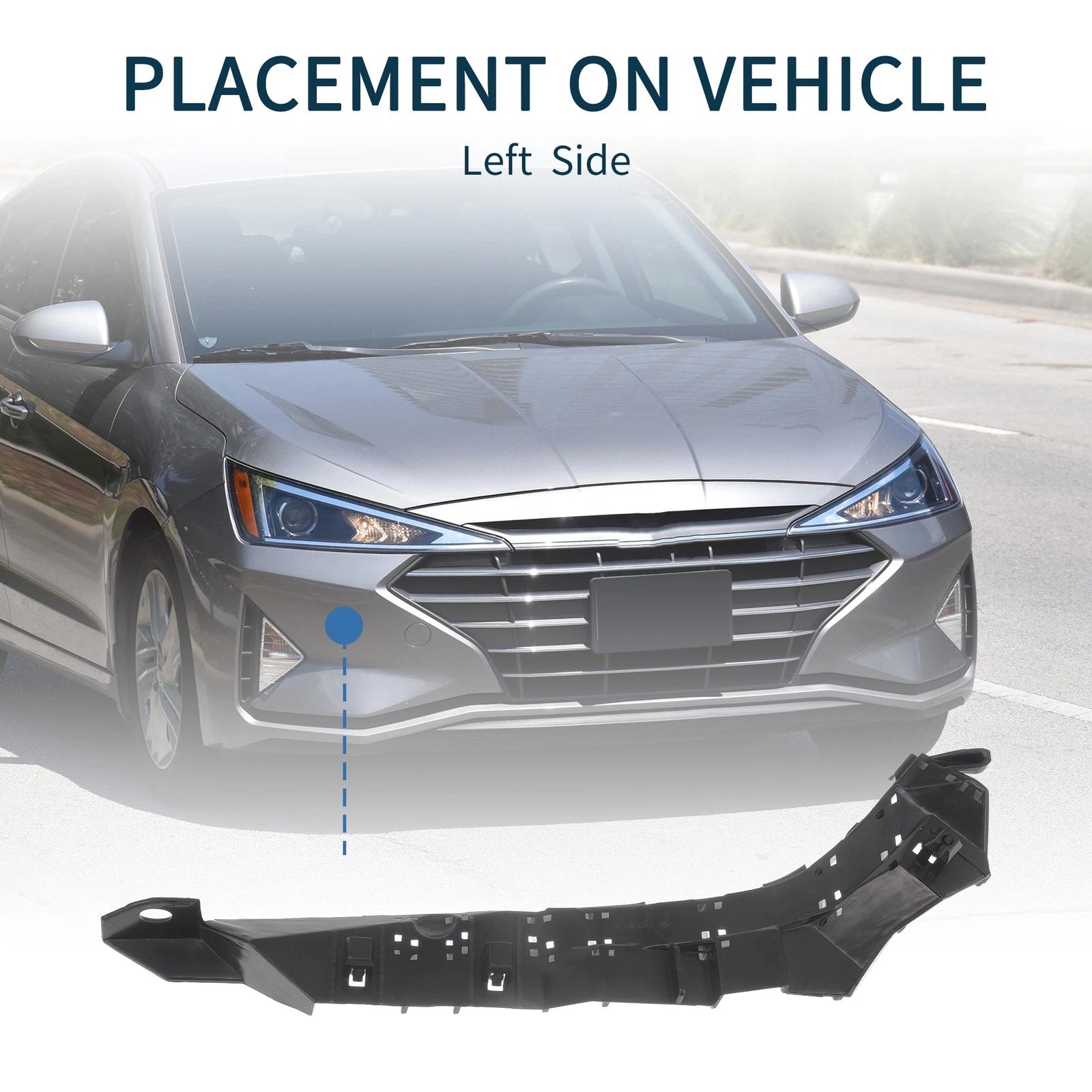 1pc Left Front Bumper Retainer Bracket Replacement for Subaru Legacy (2010–2014)