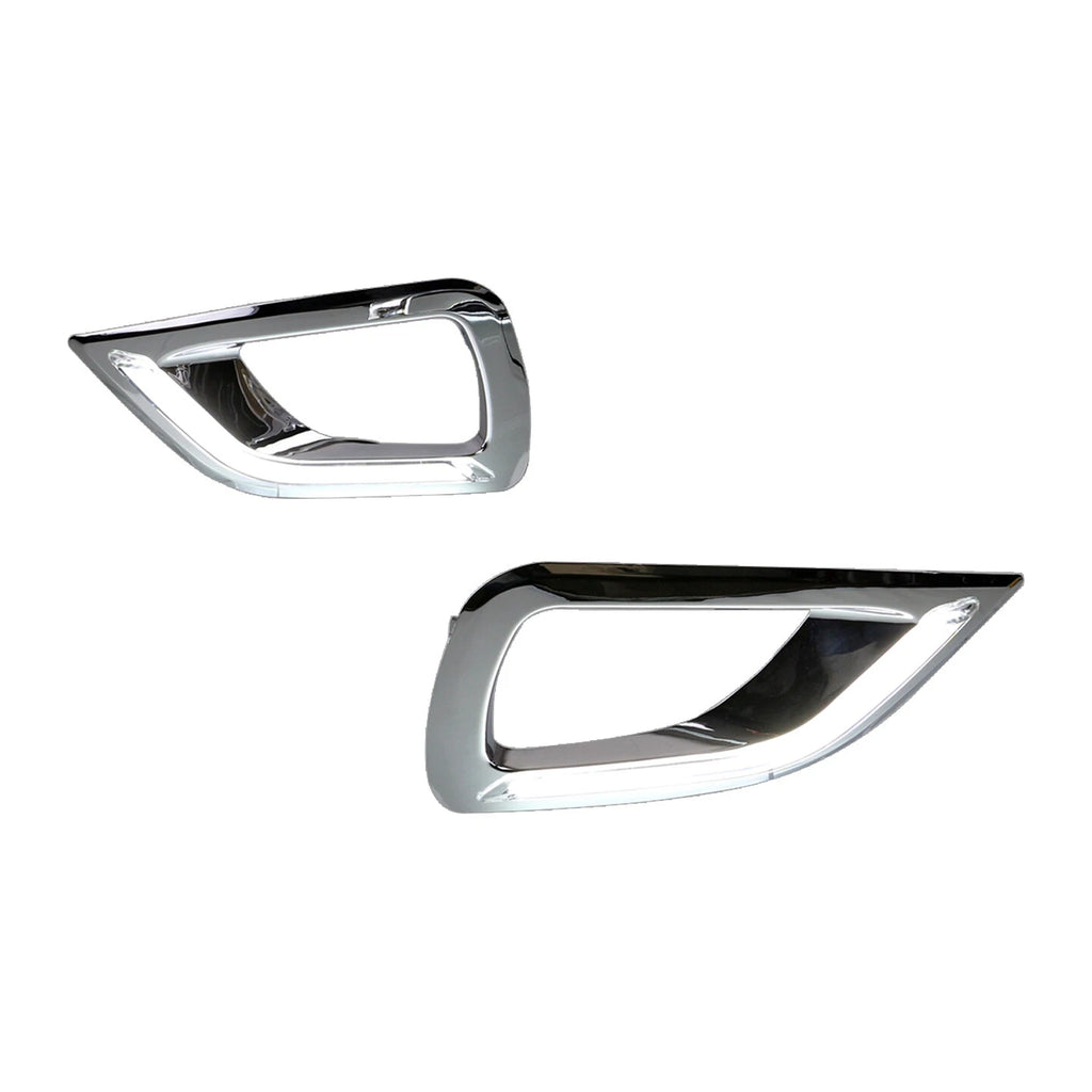 Set of 2 White LED DRL Daytime Running Light Lamps for Nissan Navara NP300 D23 (2015–2019)